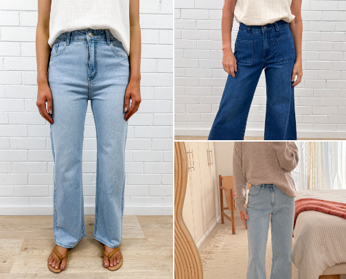 Three petite jeans from Vine Apparel I’m loving right now cover photo collage