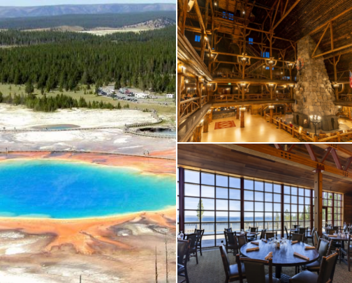 10/10 spots to stay and visit in Yellowstone cover photo collage