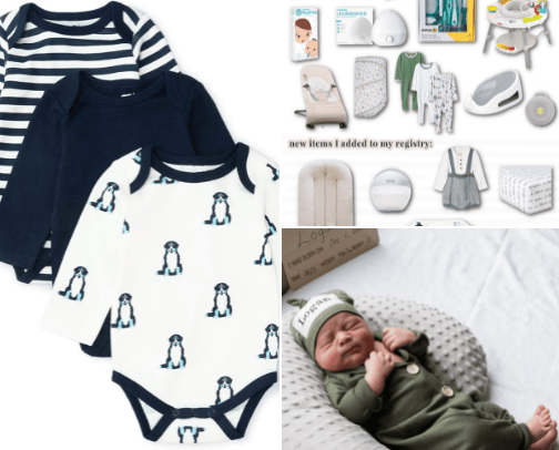 Must haves for baby cover photo collage