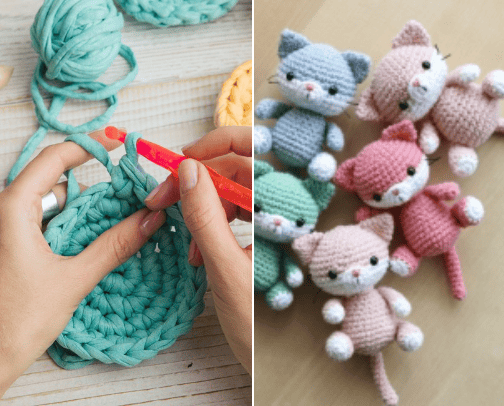 Crochet cover photo collage