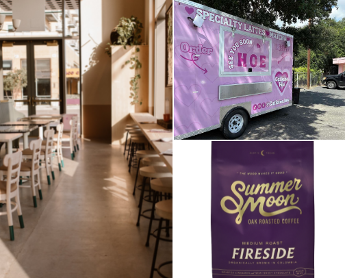 Caffecito time ☕️✨ cover photo collage