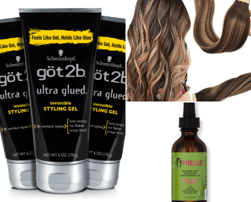 Hair cover photo collage
