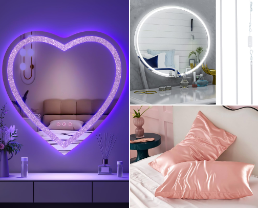 Coquette Bedroom Amazon Finds Under $50 cover photo collage