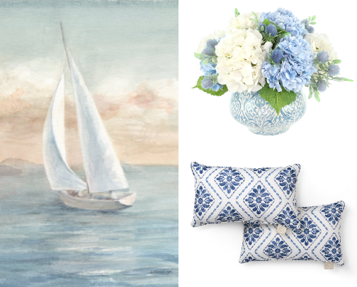 Hamptons Inspired Aesthetic cover photo collage