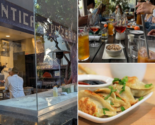 la eats & sips cover photo collage