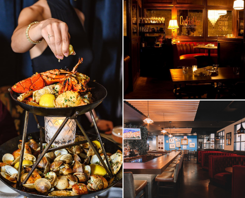 top chicago restaurants/coffee shops cover photo collage