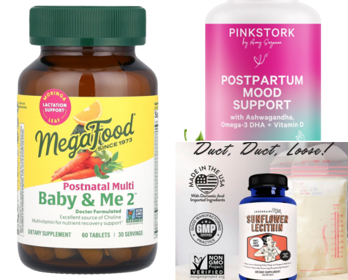 Mom & Toddler Daily Vitamins: Nursing & Growth Essentials cover photo collage