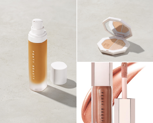 Fenty Beauty cover photo collage
