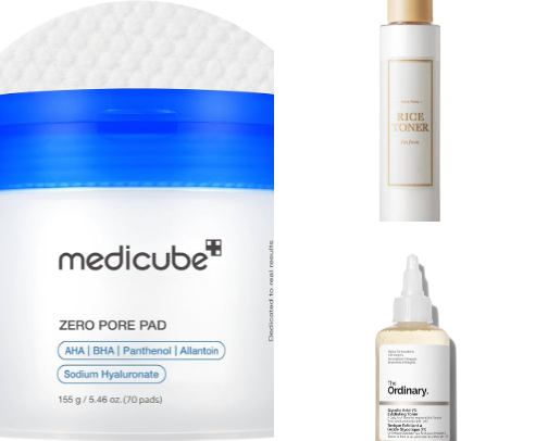 My faves for acne-prone skin cover photo collage