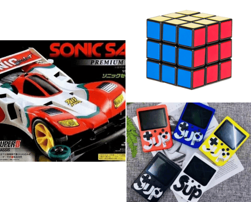 Toys cover photo collage