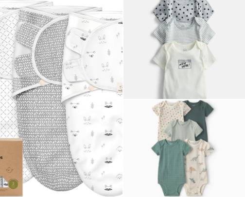 New born Clothes cover photo collage