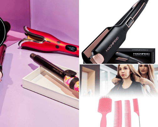 Hair Styling Tools cover photo collage