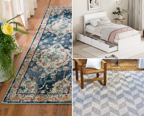 Stylish and affordable home furniture and decor cover photo collage