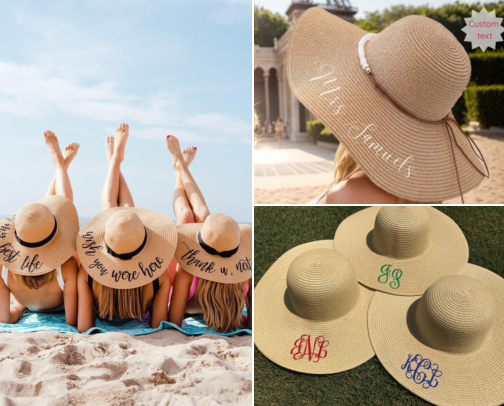 Personalized Beach Hats I Packed Before My Vacation Skin Disaster cover photo collage