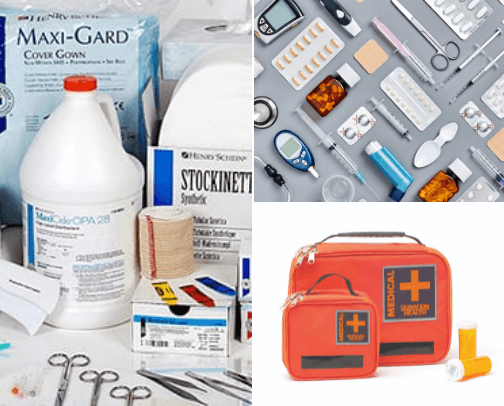 Medical eguipment cover photo collage