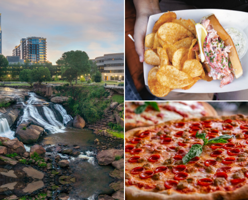 Fun spots around Greenville, SC! cover photo collage
