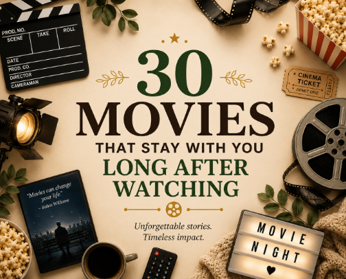 30 Movies That Stay With You Long After Watching cover photo collage