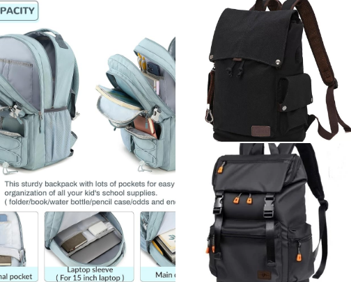 Buat anak Anda senang bersekolah dengan tas idamannya. cover photo collage
