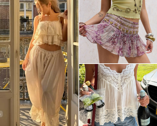 flowy summer fashion picks cover photo collage