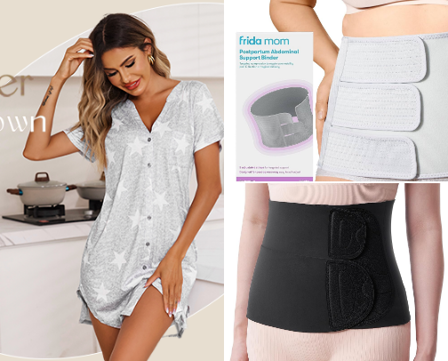 Postpartum for Momma cover photo collage