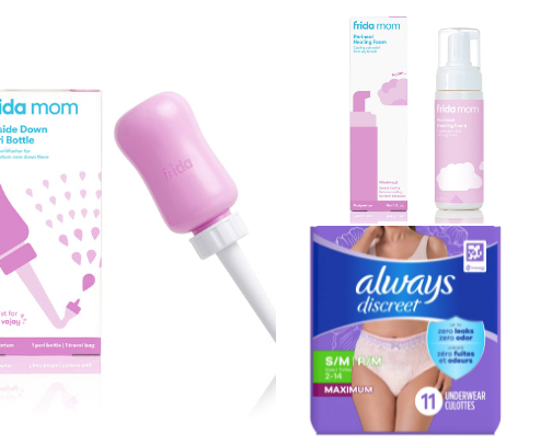 My postpartum must haves cover photo collage