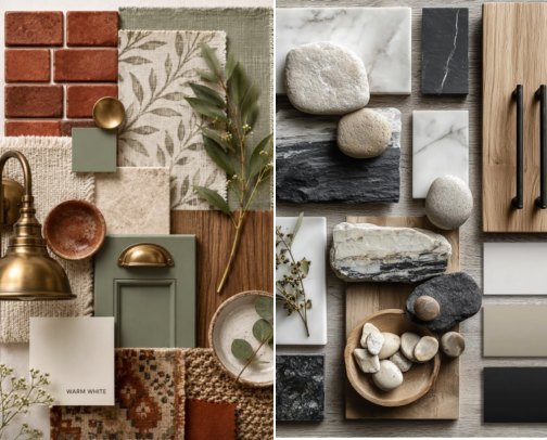 Color pallets make it fun and playful cover photo collage