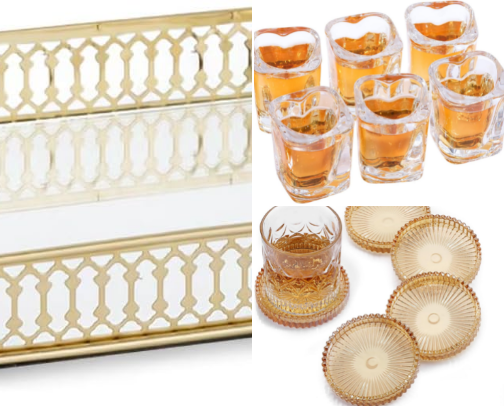 Bar Cart Essentials From Amazon ✨ cover photo collage