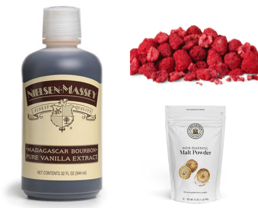 Secret ingredients for baking cover photo collage