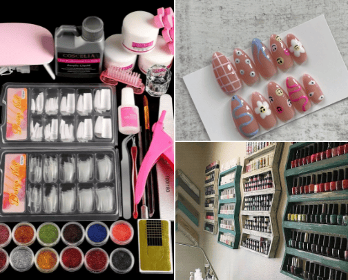 Manicure & pedicure essentials💅 cover photo collage