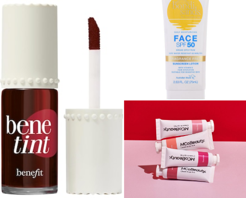 summer makeup staples cover photo collage