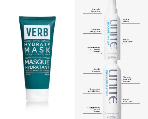 Hair care must haves cover photo collage