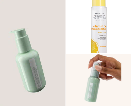 Skincare essentials cover photo collage