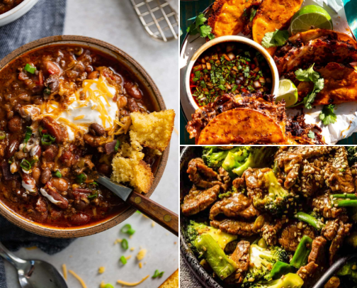 RECIPES I COULDN'T LIVE WITHOUT cover photo collage