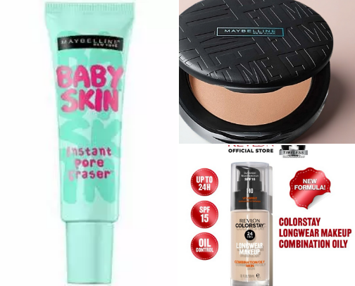 Glowy Without the Shine: Cheap Makeup for Oily Skin cover photo collage