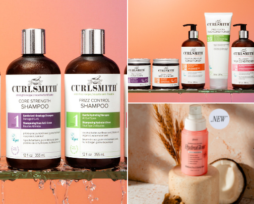 Curly Hair Must-Haves cover photo collage