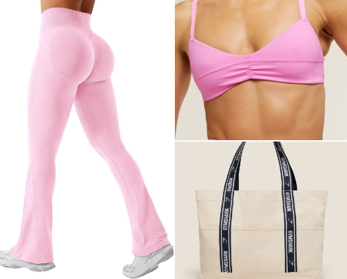 Clean Girl Gym Essentials cover photo collage