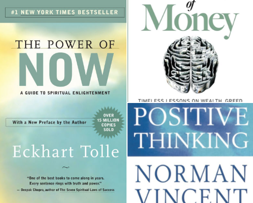 My Current Must-Read Books for Self-Help, Money & Entrepreneurship 📚 cover photo collage
