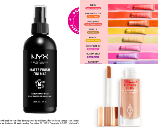 My favorite beauty recs cover photo collage