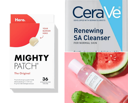 skincare stuff :p cover photo collage