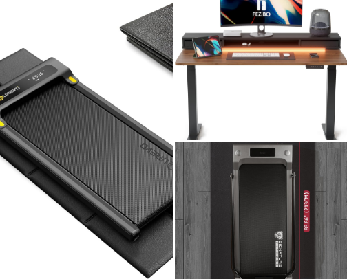 The Active Home Office: 12 Essentials for an Under-Desk Walking Setup cover photo collage