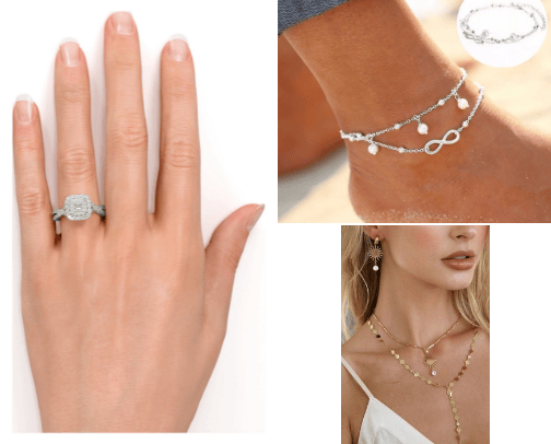 Jewelry Aesthetic cover photo collage