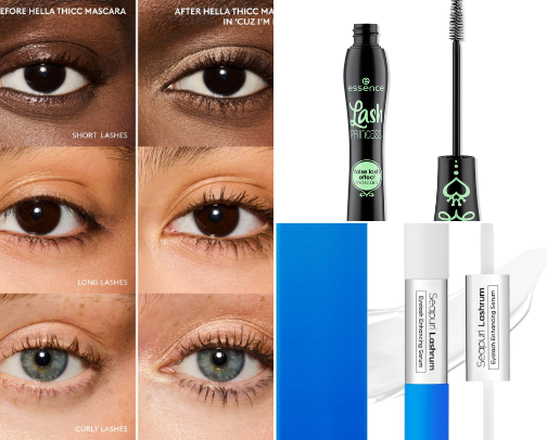 Longer Blinks & Fuller Lashes cover photo collage