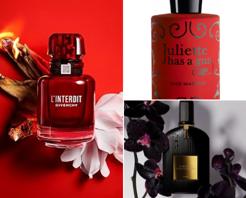 Dark Feminine Fragrances cover photo collage