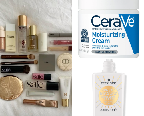 Skincare/makeup i couldn’t live without cover photo collage