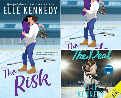 Download - The Risk (Briar U Book 2) and Related College Hockey Romances cover photo collage