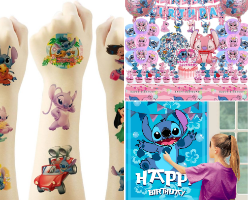 Stitch Party 💙 cover photo collage
