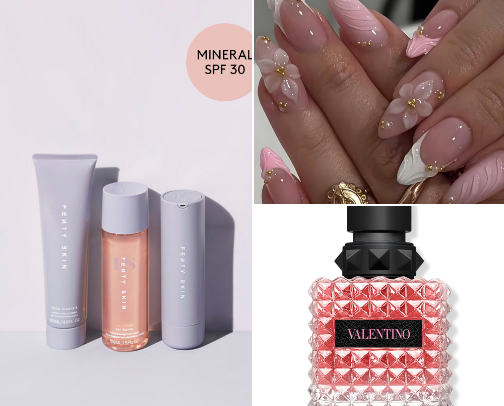In My Soft Girl Era:Skincare, Hair Care, and Nail Inspo cover photo collage