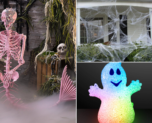 Halloween decor cover photo collage