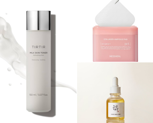 skincare favs cover photo collage