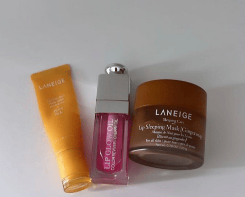 lip care cover photo collage